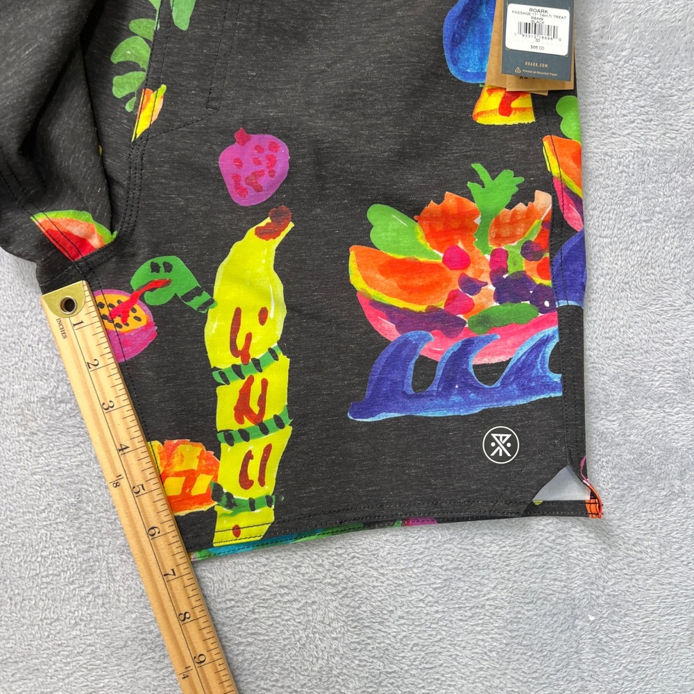 Roark The Passage Boardshorts Mens 30 Fruit Print Swim Trunks Surf Shorts - Picture 7 of 8